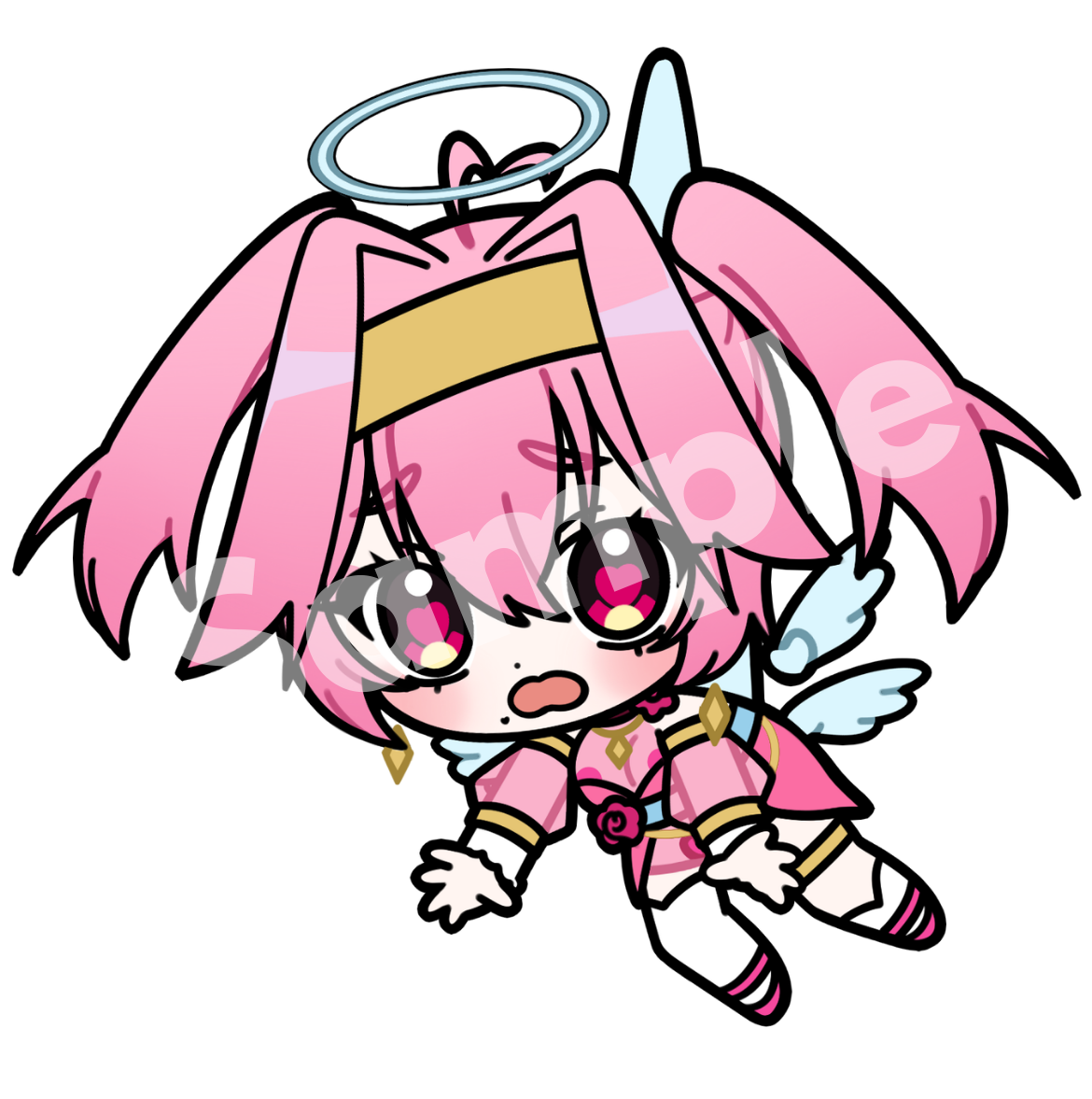 [ Ashliel Birthday Goods 2026 ] Ashliel PVC Rubber Keychain [ PRE-ORDER ]