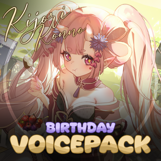 [Kijori Birthday Goods 2025] Voice Pack