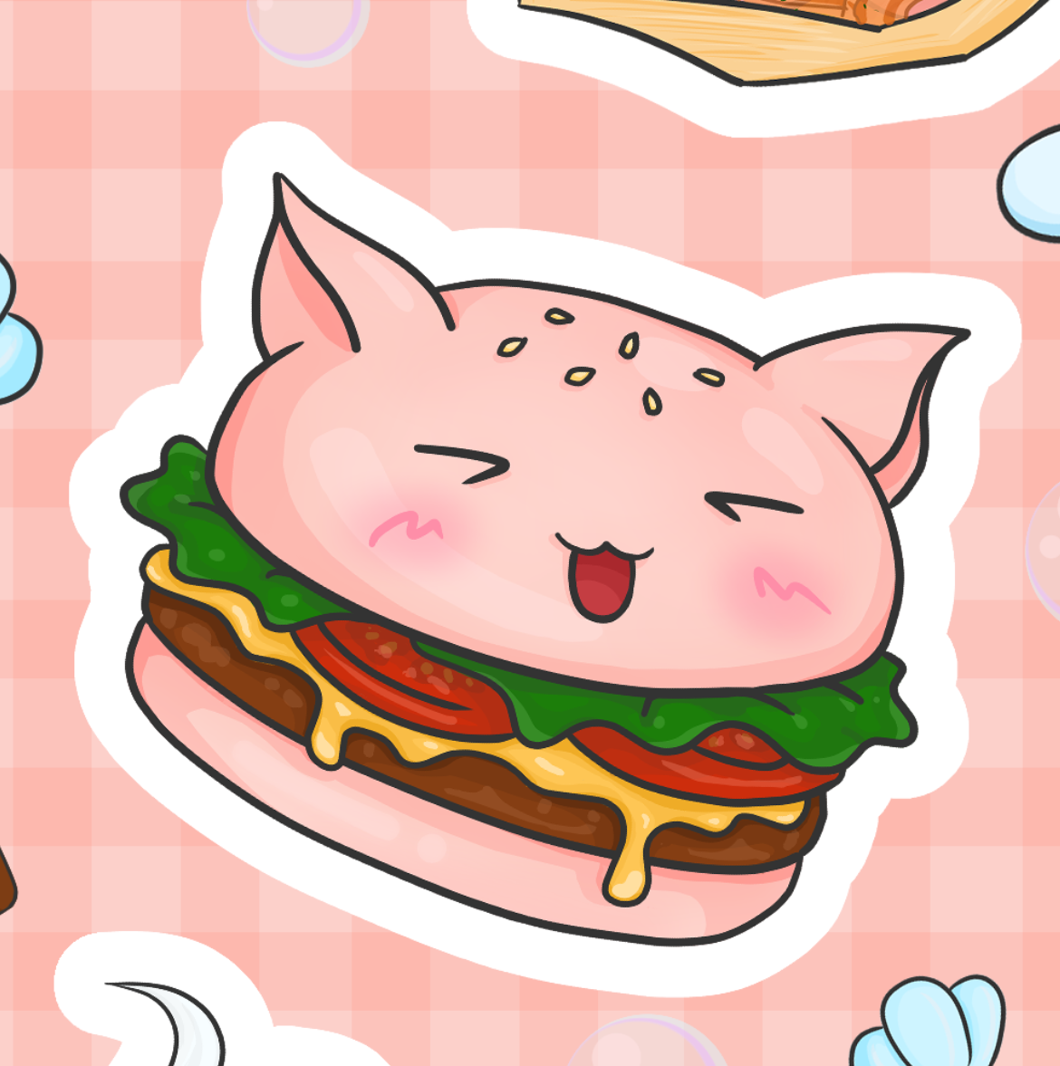 [ Zuri Birthday Goods 2026 ] Angelfish Treats Sticker Sheet [ PRE-ORDER ]