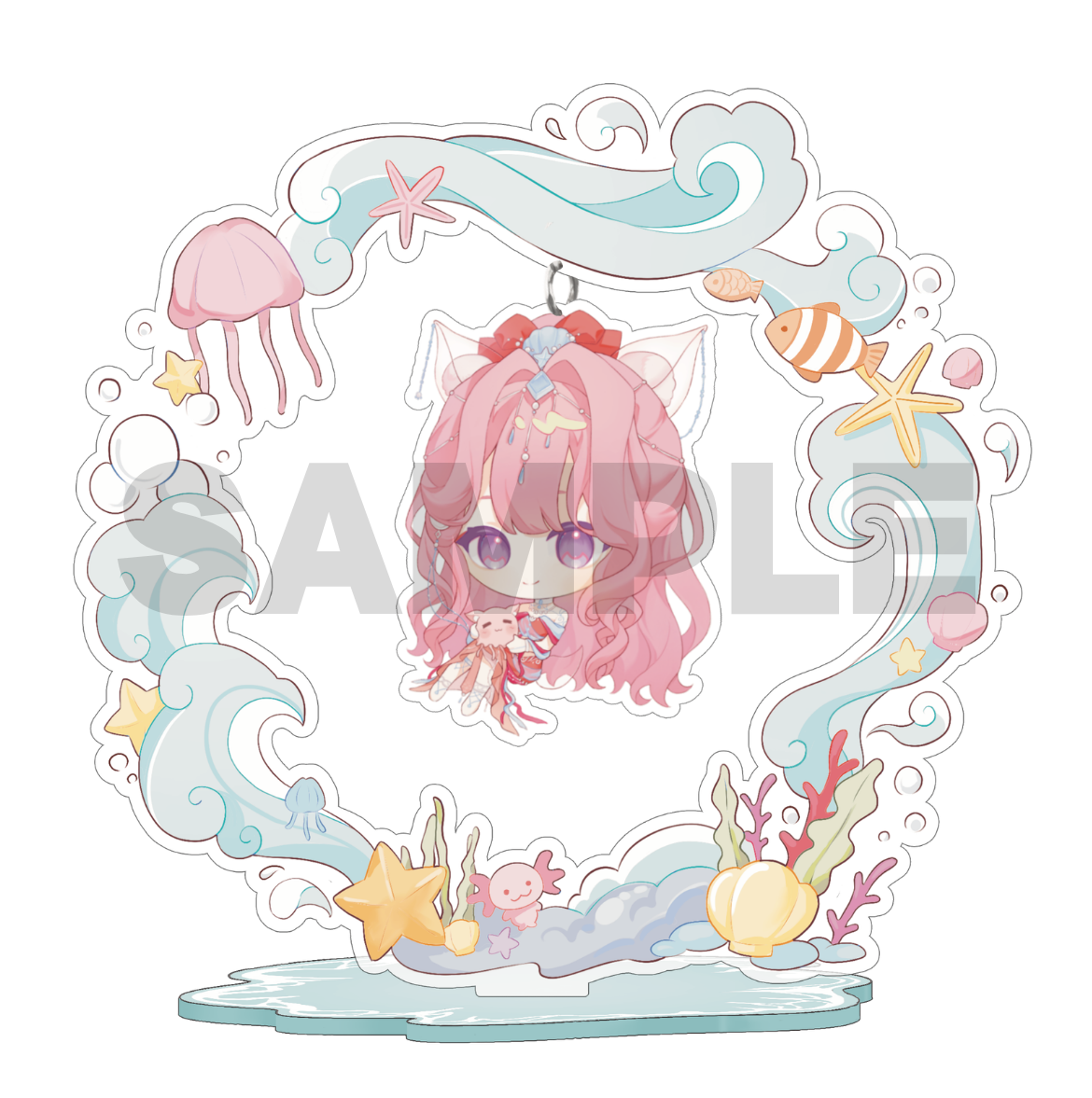 [ Zuri Birthday Goods 2026 ] Zuri Acrylic Shaker Standee [ PRE-ORDER ]